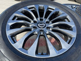22" Infiniti QX80 QX56 Nissan Titan OEM wheels rims 62799 73770 tires Texas Truck Tire