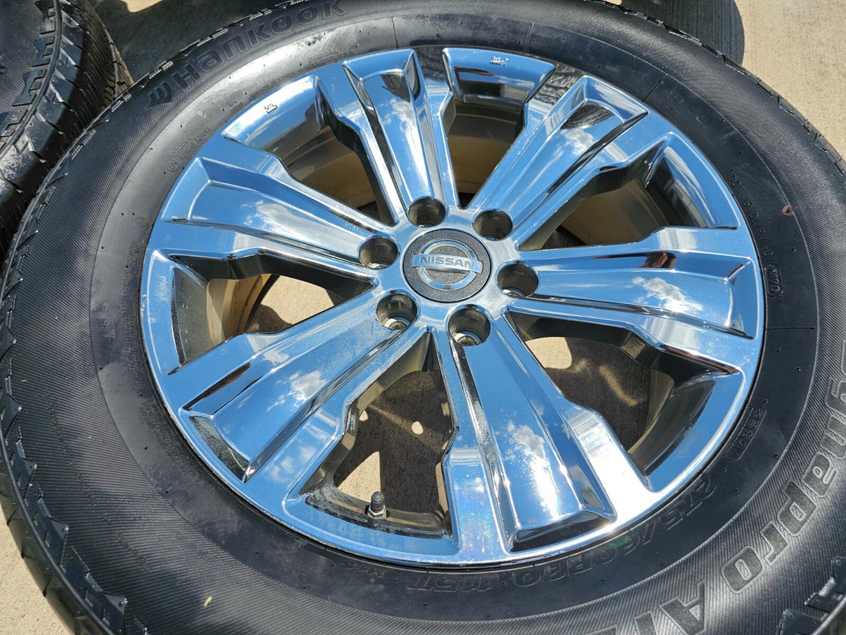 20" Nissan Titan Armada OEM 62753 wheels rims 2018 2019 2020 2022 2023 2024 2025 Texas Truck Tire