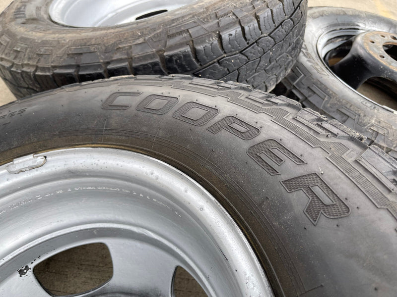 17" Dodge Ram 3500 Dually Laramie 8x200 wheels rims 2703 2704 OEM tires COOPER Texas Truck Tire
