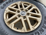 18" Toyota Tundra TRD OEM wheels rims 75281 Sequoia LX600 BRONZE 2025 2026 NEW Texas Truck Tire