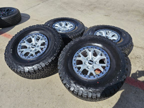 17" Ford F-150 Raptor R OEM Replica BEADLOCK 10460 rims wheels 35" tires BFG NEW Texas Truck Tire