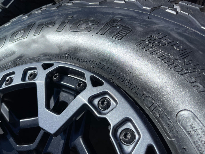 17" Ford F-150 Raptor R OEM BEADLOCK rim wheel 37" tire spare 2024 2025 2026 NEW Texas Truck Tire