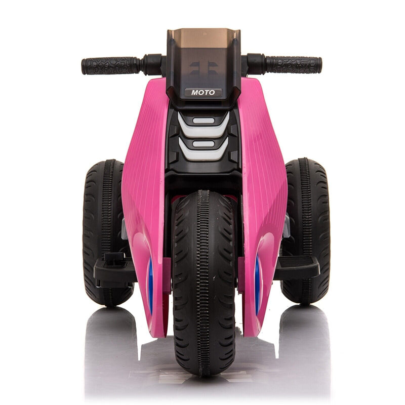 Fun and Stylish Pink Electric Motorcycle for Kids with USB Music - Perfect Birthday Gift for Girls!