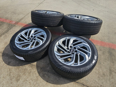 22" Lincoln Navigator OEM 94225 rims wheels BLACK LABEL 2025 2026 PIRELLI NEW Texas Truck Tire
