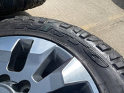 20" Chevy Silverado GMC Sierra AT4 2500 3500 OEM 5960 5947 wheels rims NITRO 35" Texas Truck Tire