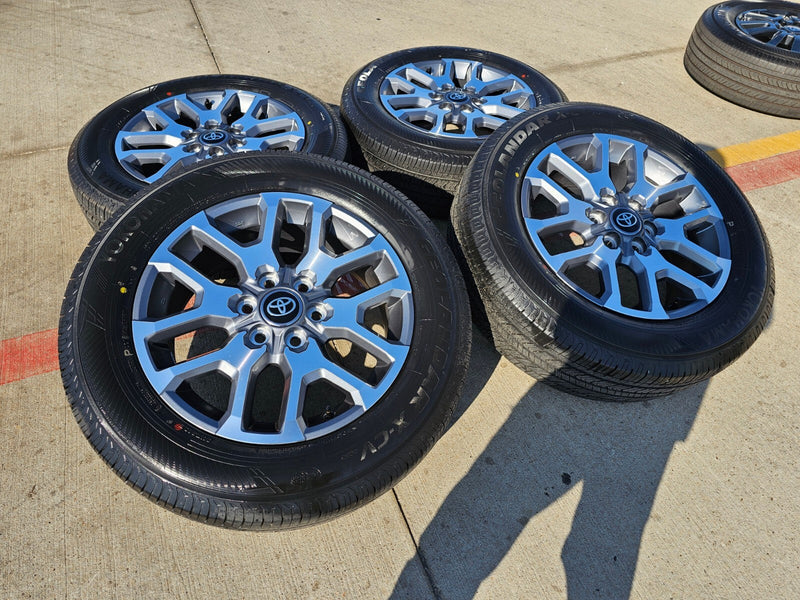 20" Toyota Tundra TSS TRD OEM wheels rims 95359 75277 Sequoia 2024 2025 2026 NEW Texas Truck Tire