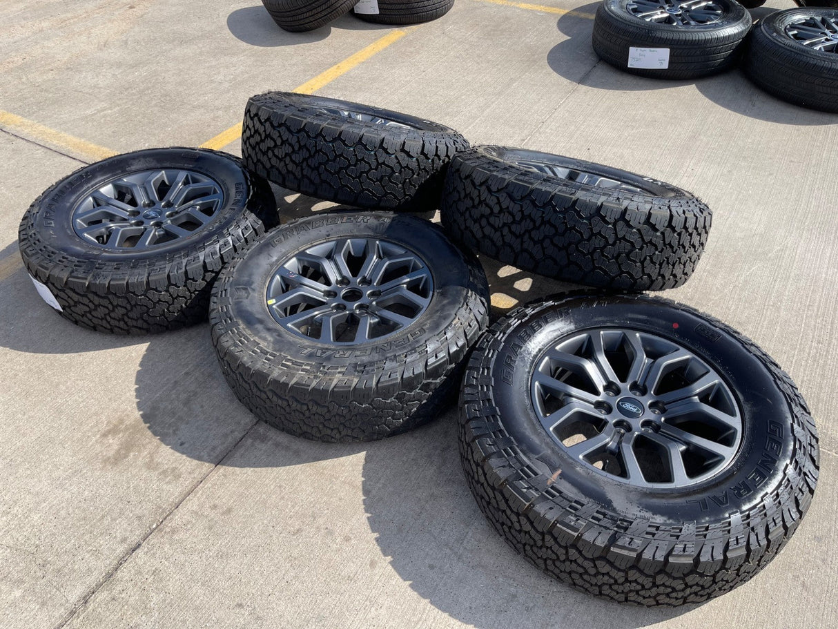 (5) 18" Ford F-150 TREMOR OEM rims wheels 10342 95351 Expedition GENERAL NEW Texas Truck Tire