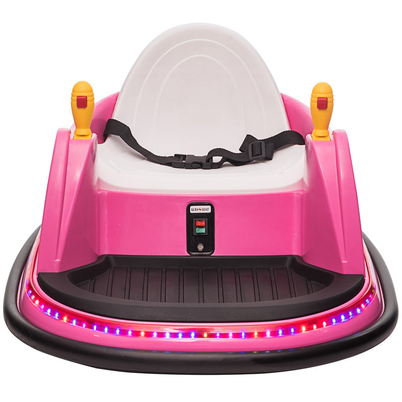 6V Electric Ride-On Bumper Car with Remote Control for Kids and Toddlers