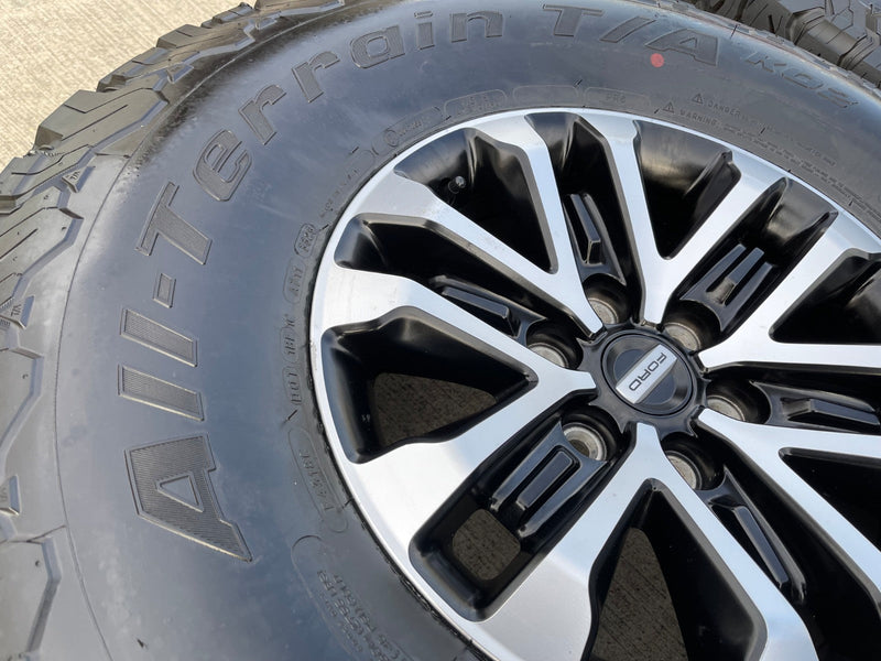 17" Ford F-150 Raptor OEM 96648 rims wheels tires BFG 37" NEW Texas Truck Tire