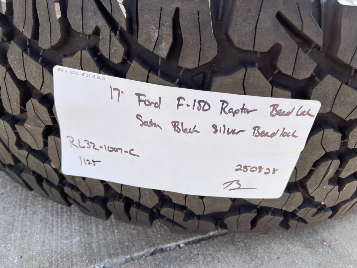 17" Ford F-150 Raptor OEM BEADLOCK 10612 rims wheels BFG KO2 37" 2025 2026 NEW Texas Truck Tire
