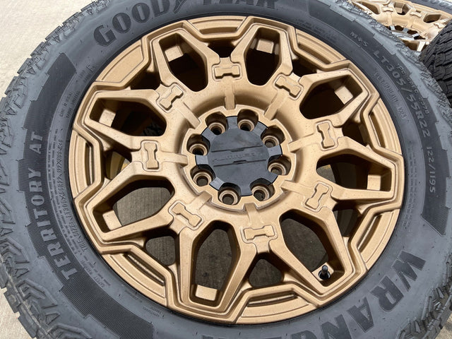22" Hummer EV HEV 2500 OEM 8x165 14094 wheels rims 2024 2025 2026 2027 NEW Texas Truck Tire