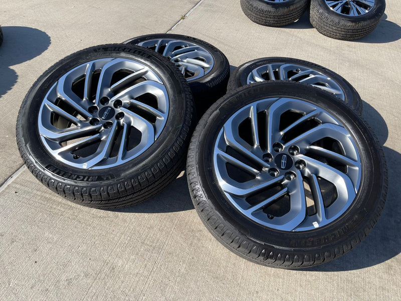 22" Lincoln Navigator OEM 94225 rims wheels BLACK LABEL 2025 2026 MICHELIN Texas Truck Tire