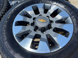 20" Chevy Silverado 2500 3500 OEM 5960 5947 GMC Sierra wheels rims tires NEW Texas Truck Tire