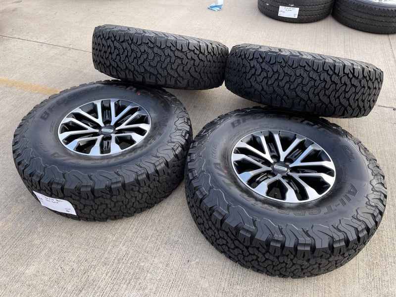 17" Ford F-150 Raptor OEM 96648 rims wheels tires BFG 37" NEW Texas Truck Tire