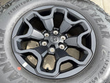 18" Dodge Ram 1500 TRX RHO Black OEM 66002 wheels rims TERRITORY A/T 35" NEW Texas Truck Tire