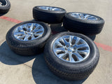 20" Chevy Tahoe Silverado LTZ 5920 OEM wheels rims Yukon HANKOOK A/T2 NEW Texas Truck Tire