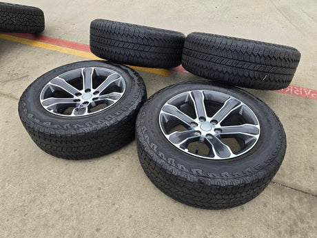 20" Jeep Grand Wagoneer OEM wheels rims 95262 9278 Ram 1500 DISCOUNTED Texas Truck Tire