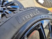 22" Lincoln Navigator OEM rims wheels Black Label 95384 10496 tires PIRELLI NEW Texas Truck Tire