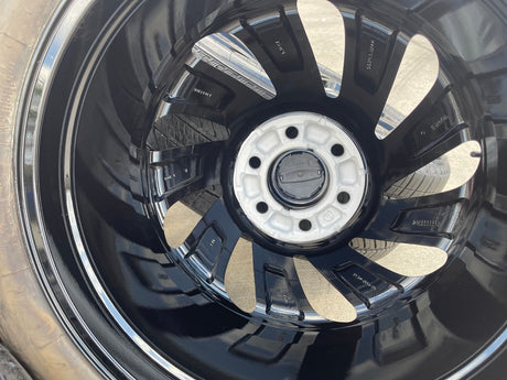 22" Lincoln Navigator BLACK LABEL OEM 10497 rims wheels tires Texas Truck Tire
