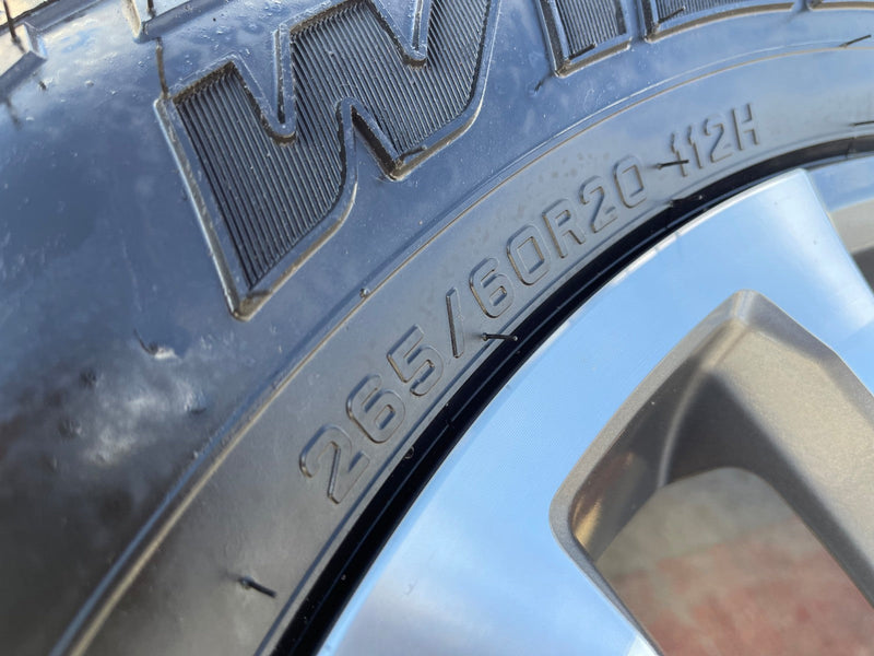 20" Toyota Tundra TSS TRD OEM wheels rims 95359 75277 Sequoia 2025 2026 NEW A/T Texas Truck Tire