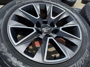 20" Chevy Tahoe Silverado OEM 5919 wheels rims GMC Yukon tires BRIDGESTONE Texas Truck Tire