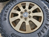18" Toyota Land Cruiser OEM TRD wheels rims 95952 Tundra Sequoia BRONZE NEW Texas Truck Tire