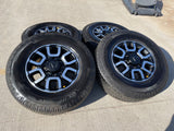 18" Ram 2500 3500 LARAMIE OEM wheels rims 2694 tires MICHELIN DEFENDER LTX M/S2 Texas Truck Tire