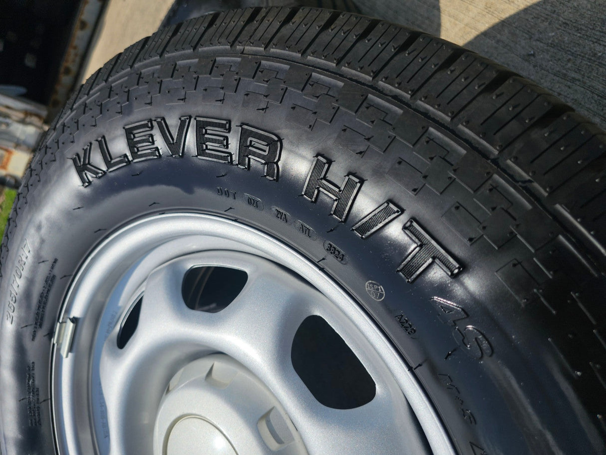 17" Ford F-150 OEM rims wheels 3857 tires steel 2020 2021 2022 2023 2024 2025 Texas Truck Tire