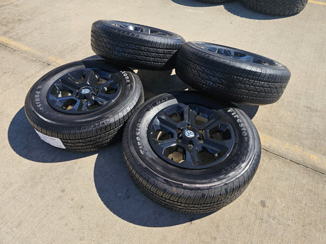 17" 4Runner Toyota Tacoma OEM wheels rims 75153 FJ FIRESTONE HLT Texas Truck Tire