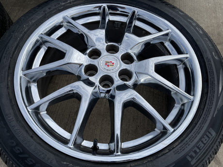 20" Cadillac SRX XT6 XT5 OEM 4709 wheels rims Blazer GMC Acadia PIRELLI NEW Texas Truck Tire