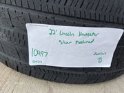 (1) 22" Lincoln Navigator BLACK LABEL OEM 10497 rim wheel 2022 2023 2024 GENERAL Texas Truck Tire