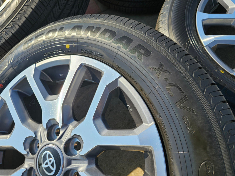 20" Toyota Tundra TSS TRD OEM wheels rims 95359 75277 Sequoia 2024 2025 2026 NEW Texas Truck Tire