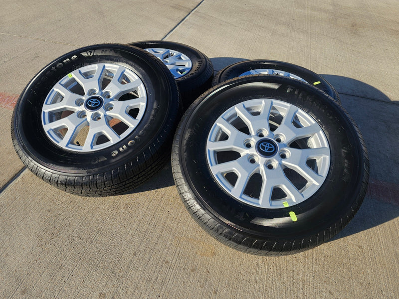17" Toyota Tacoma 4Runner TRD OEM 94254 10637 wheels rims 2026 FIRESTONE NEW Texas Truck Tire