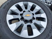 20" Chevy Silverado GMC Sierra AT4 2500 3500 OEM 5960 5947 wheels rims GOODYEAR Texas Truck Tire