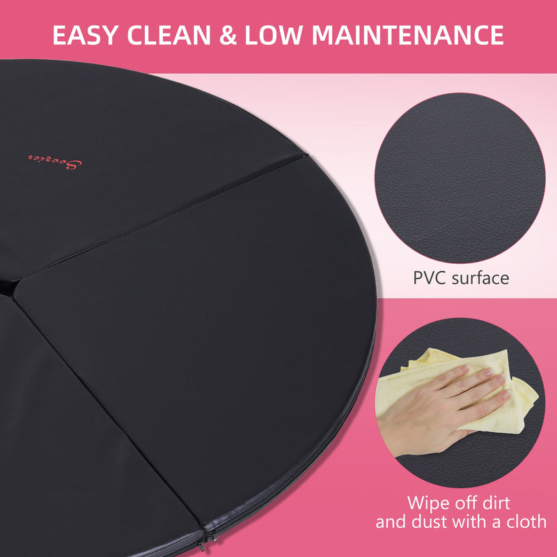 2" Thick 5' Wide Lightweight Folding Pole Dance Mat for Home Use