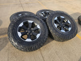 18" Dodge Ram 1500 Rebel Black OEM 2671 wheels rims TOYO A/T3 35" Texas Truck Tire