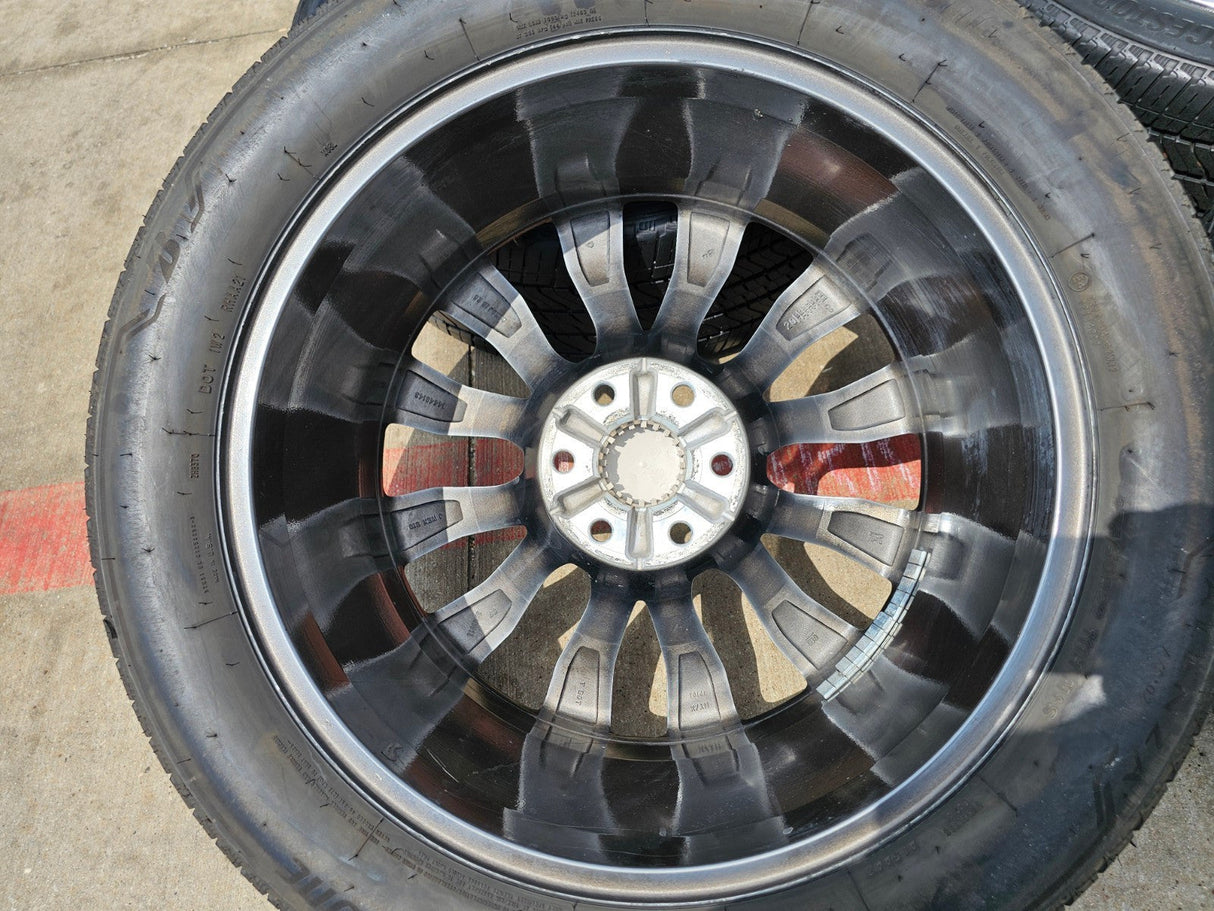 22" GMC Yukon Sierra DENALI OEM wheels rims 14025 97000 tires Texas Truck Tire