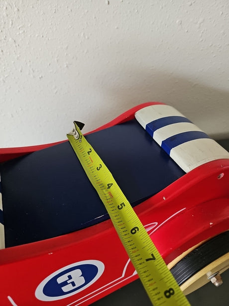 Wooden Ride-On Classic Sport Push Car for Kids