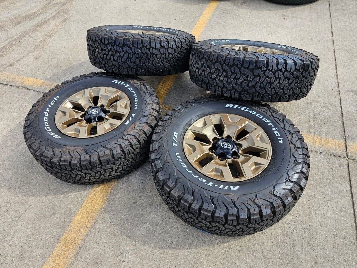 16" Toyota Tacoma TRD wheels rims 75189 OEM 4Runner FJ BFG NEW Texas Truck Tire