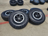 17" Ford Bronco SASQUATCH wheels rims BEADLOCK 10388 Ranger BFG KO2 A/T 37" NEW Texas Truck Tire