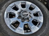 20" Ford F-250 King Ranch Lariat OEM 10100 rims wheels CHROME BRIDGESTONE Texas Truck Tire