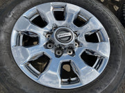 20" Ford F-250 King Ranch Lariat OEM 10100 rims wheels CHROME BRIDGESTONE Texas Truck Tire