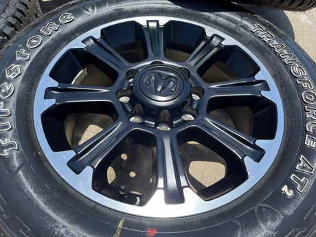 20" Dodge Ram 2500 3500 LARAMIE OEM wheels rims A/T tires 2025 2026 NEW Texas Truck Tire