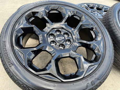 24" Chevy GMC Yukon Sierra Tahoe Cadillac Escalade V OEM wheels rims 2026 NEW Texas Truck Tire