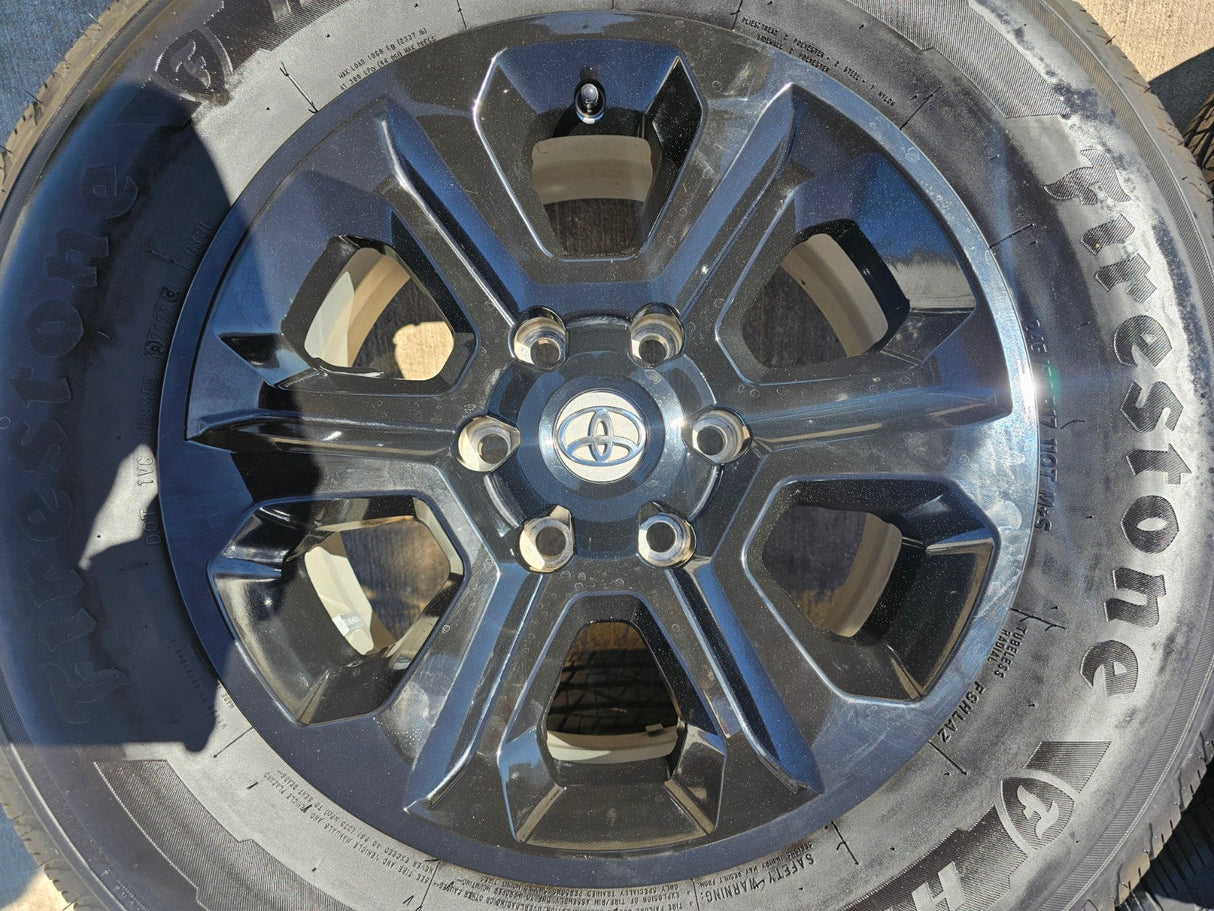 17" 4Runner Toyota Tacoma OEM wheels rims 75153 FJ FIRESTONE HLT Texas Truck Tire
