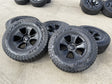 (5) 17" Jeep Wrangler Rubicon OEM 96226 wheels rims Gladiator FALKEN A/T3 NEW Texas Truck Tire