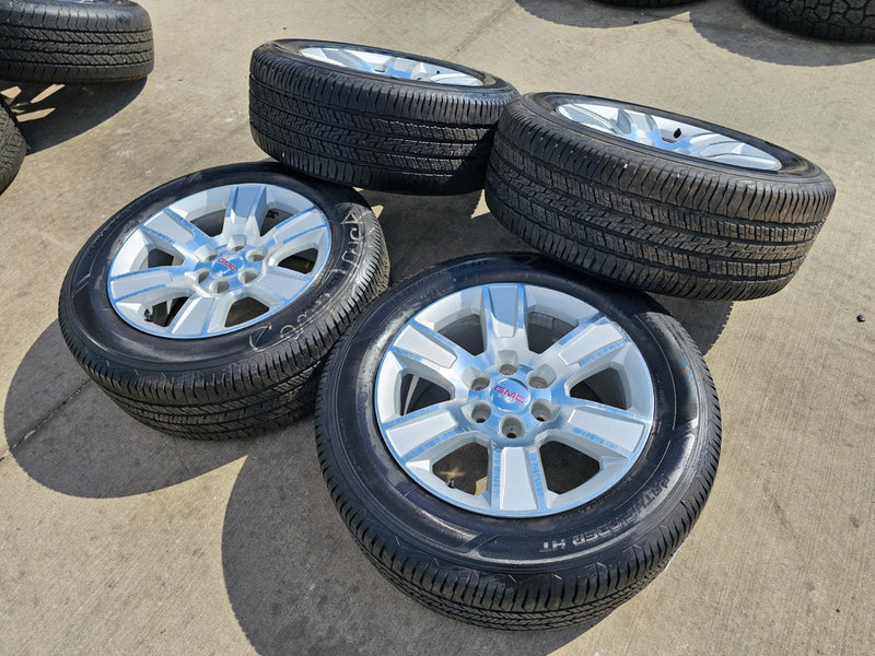 20" GMC Sierra Yukon Denali OEM 5650 wheels rims tires Texas Truck Tire