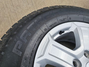 17" Jeep Wrangler Rubicon OEM wheels rims 9216 Gladiator tires A/T Texas Truck Tire