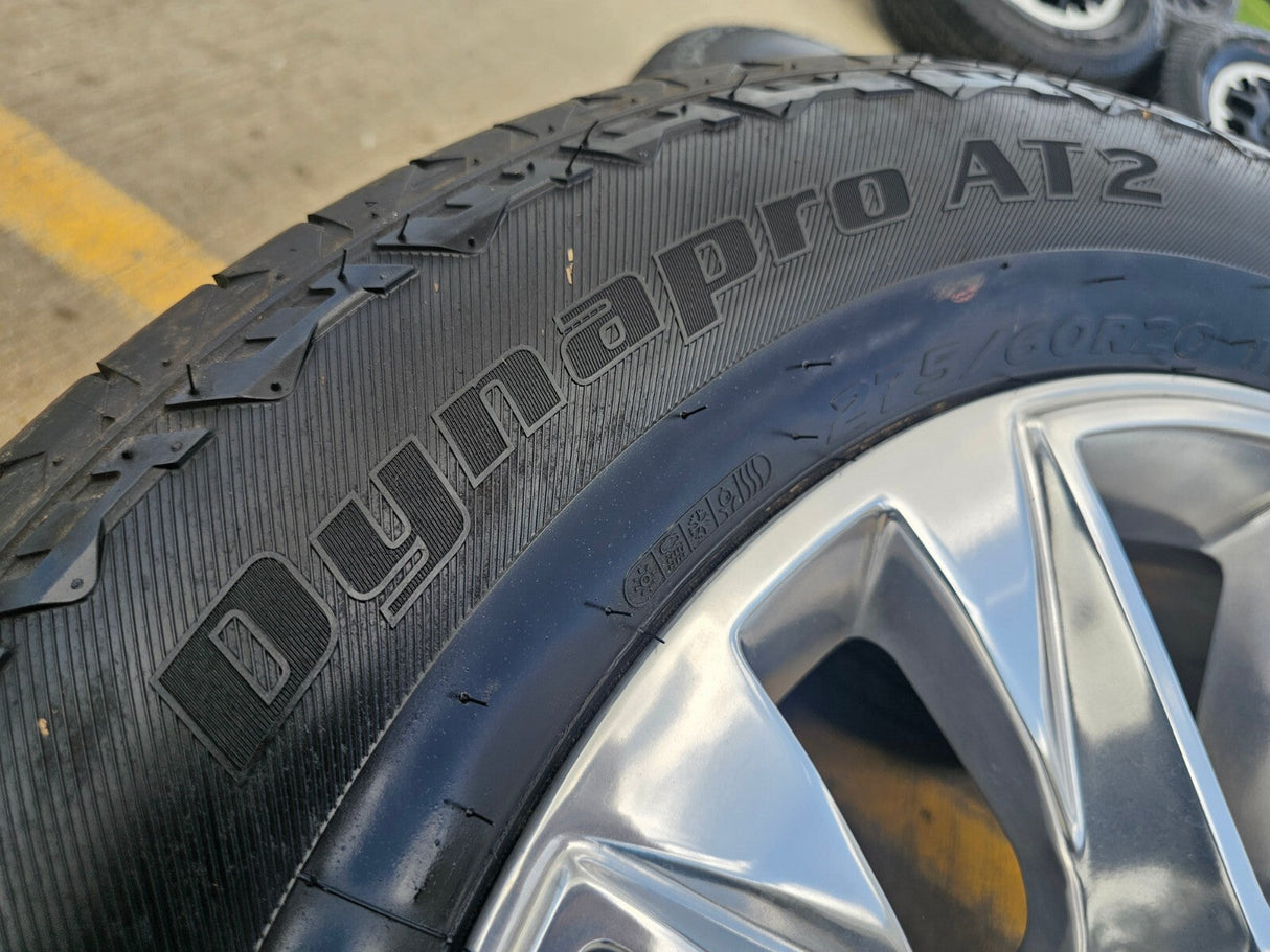 20" Chevy Tahoe Silverado LTZ 5920 OEM wheels rims Yukon 2023 2024 2025 2026 Texas Truck Tire