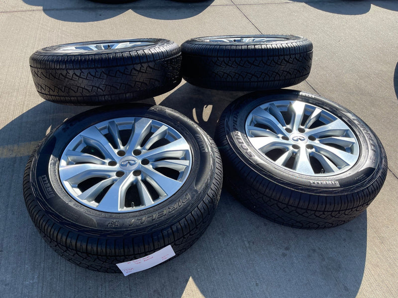 20" Infiniti QX56 QX80 OEM 73769 wheels rims Nissan Titan Armada tires Texas Truck Tire